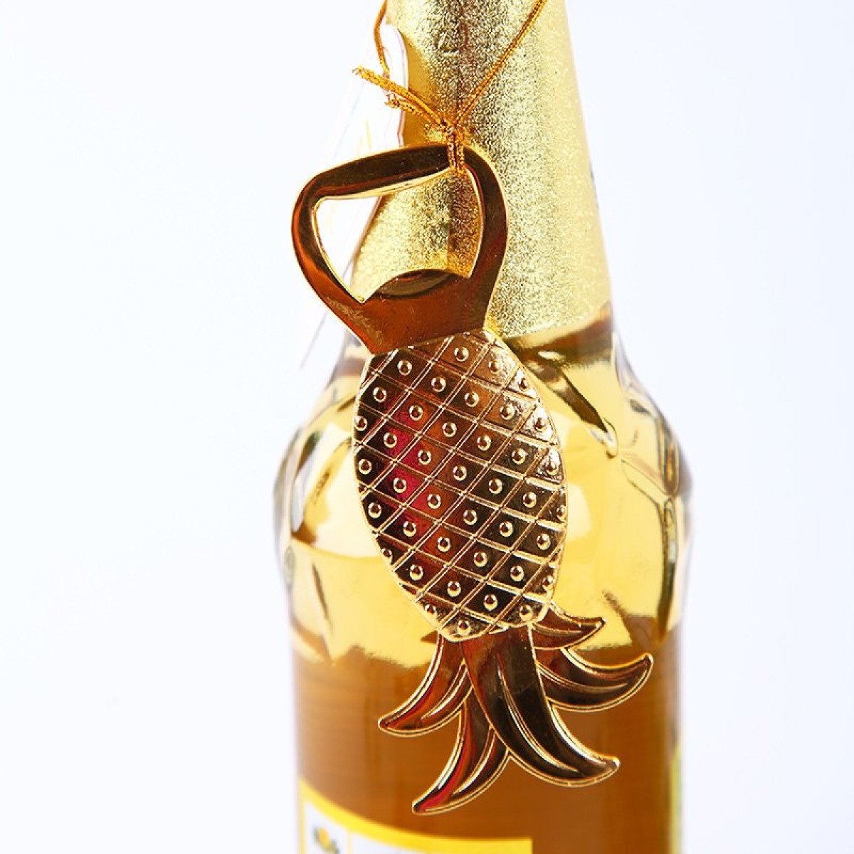 Gold Pineapple Bottle Openers