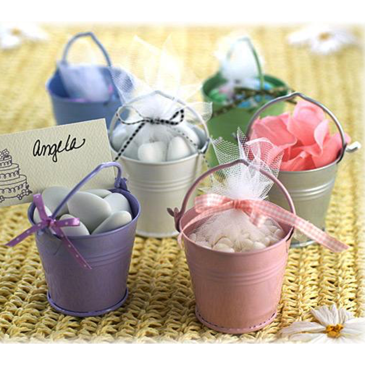 Large Steel Bucket, Party Favor Ideas