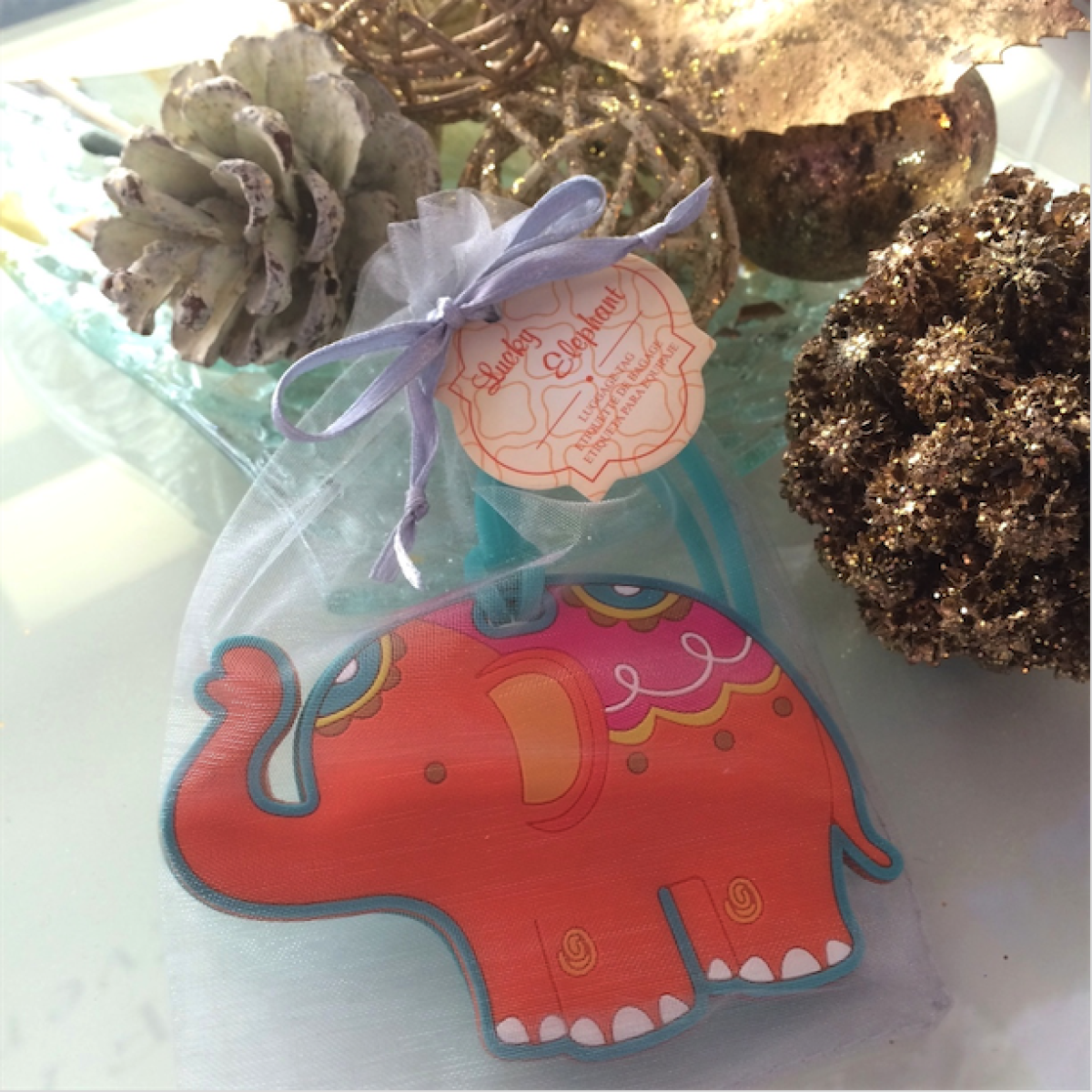 Elephant sale luggage tag