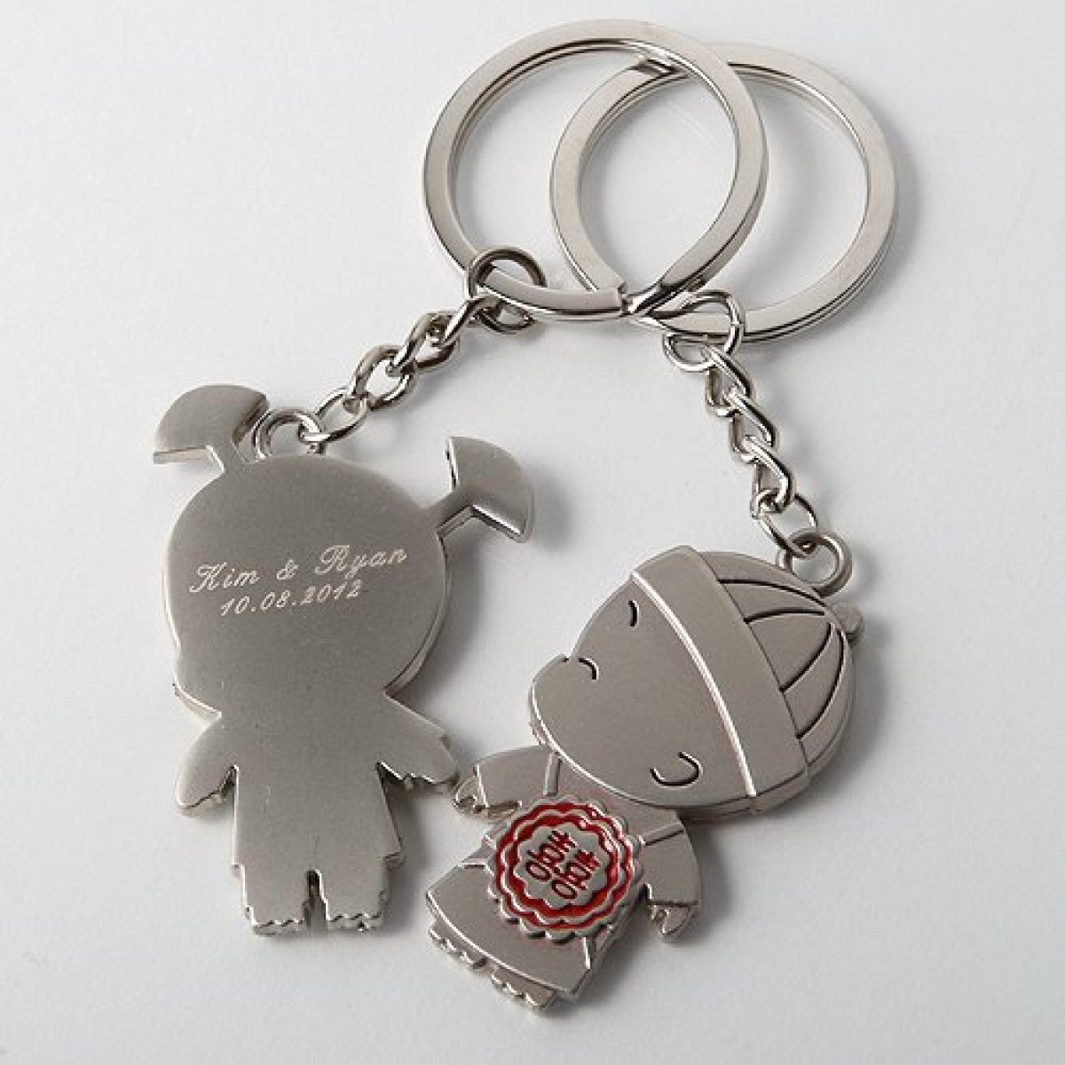 Cute matching hotsell keychains