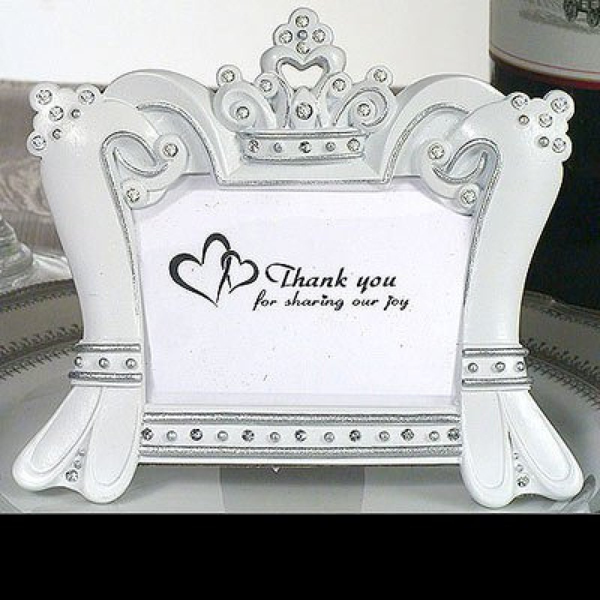 Black place card frames online