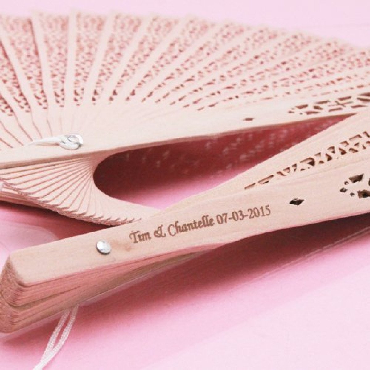Personalised sandalwood fans hotsell