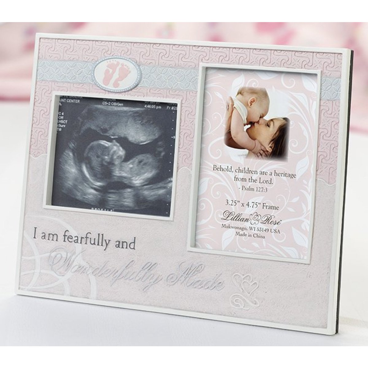 Wonderfully Made Ultrasound frame Pink