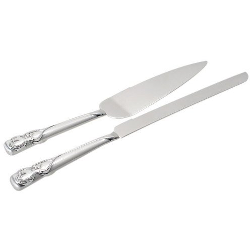 Creative Gifts International - Knife & Server Set With Heart Motif main image 1