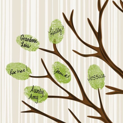 Woodland Thumbprint Canvas