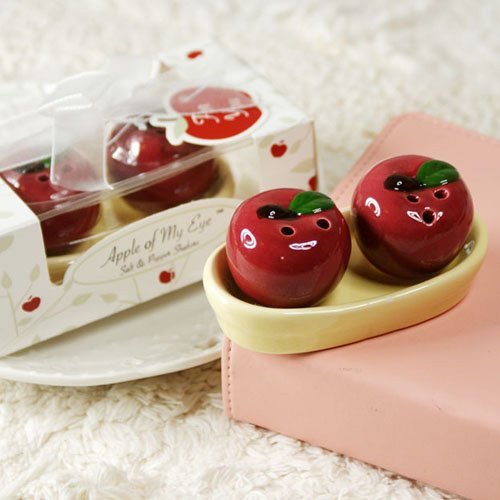 Apple Salt & Pepper Shakers Favors