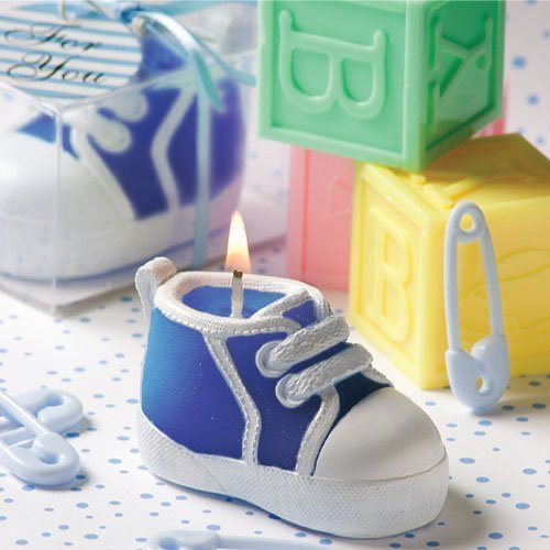 Baby Sneaker Design Candle Boy Favors