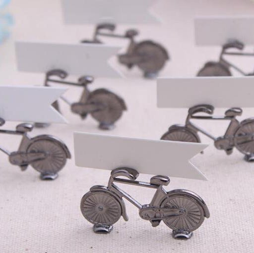 Vintage Bicycle Place Card Holder Favors