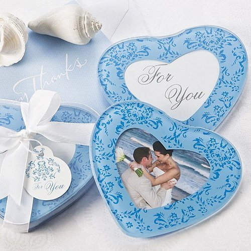 Blue Hearts Coasters Favors