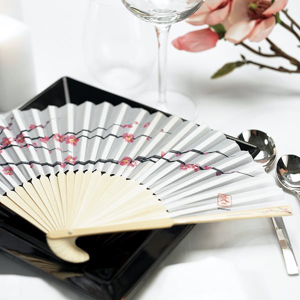 Cherry Blossom Fans with Love
