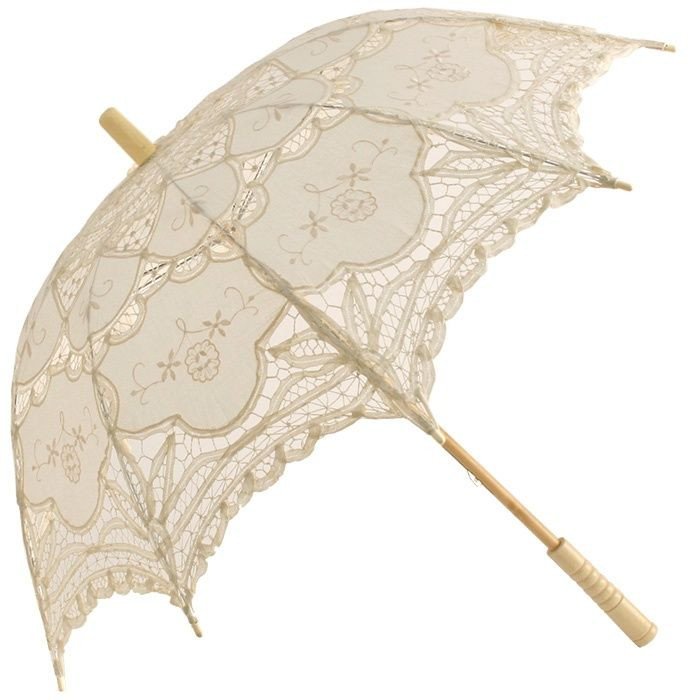 Cream Lace Parasol