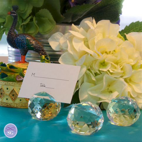 Crystal Ball Name Card Holders