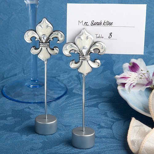 Fleur De Lis Place Card Holder Favors