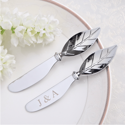 Elegant Leaf Design Spreader Favors