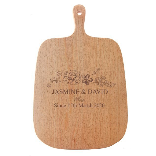 Floral Design Chopping Board