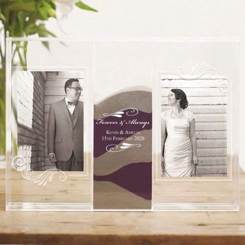 Flourish Clearly Love Sand Ceremony Frame