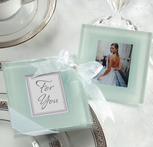 Forever Frosted Coasters Favors