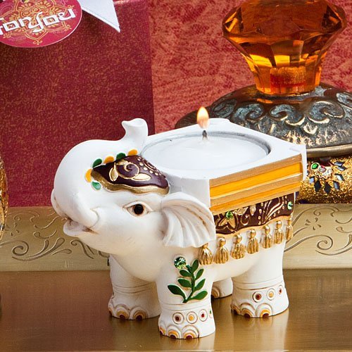 Good Luck Elephant Candle Holders Favors