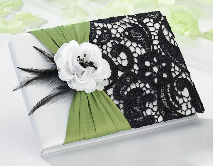 Green and Black Guestbook