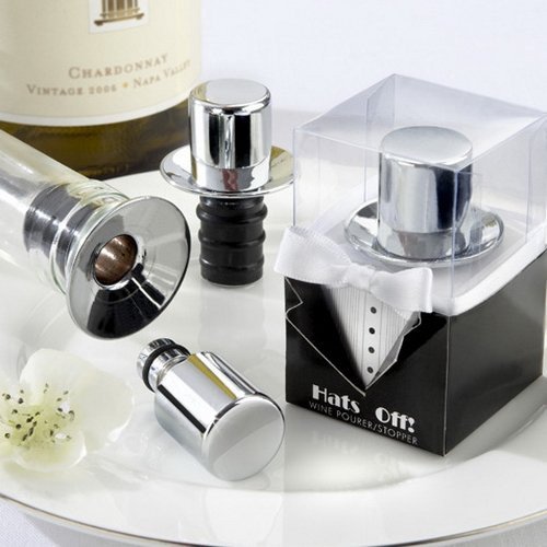 Hats Off! Wine Pourer/Stopper