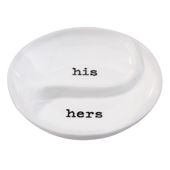 His & Hers Ring Dish