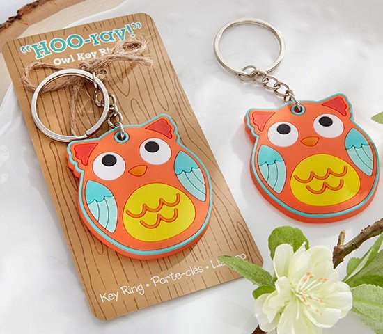 Hoo-ray! Owl Key Rings Favors