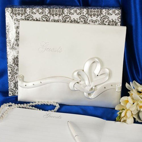 Interlocking Hearts Guestbook