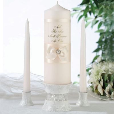 Ivory Pearl Candle Set