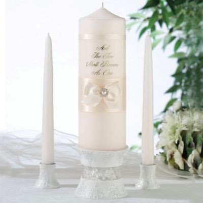 Ivory Pearl Candle Set