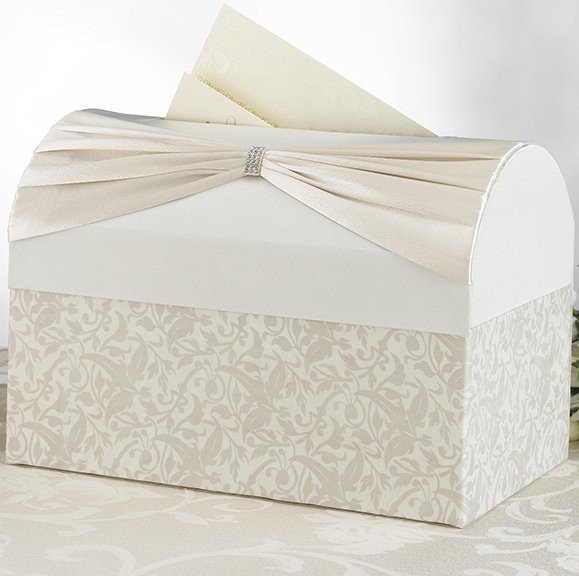 Ivory Sash Card Box