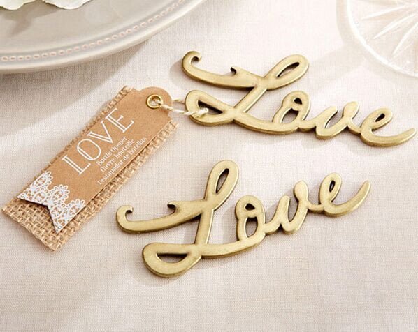 Love Bottle Openers - Gold