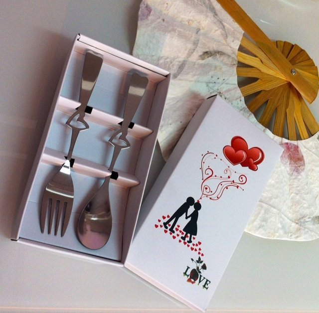 LOVE Fork and Spoon Set Favors