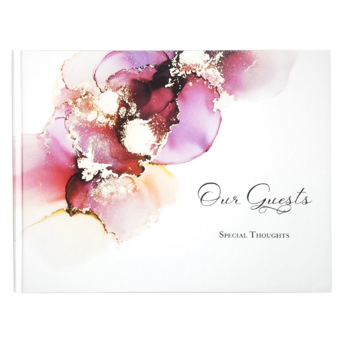 Magenta Gold Guest Book