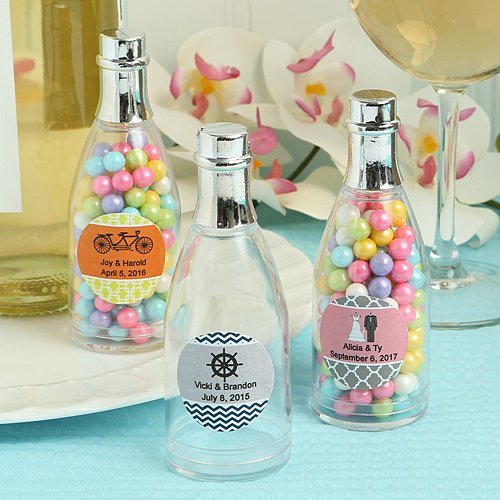 Mini Champagne Bottle Candy Boxes