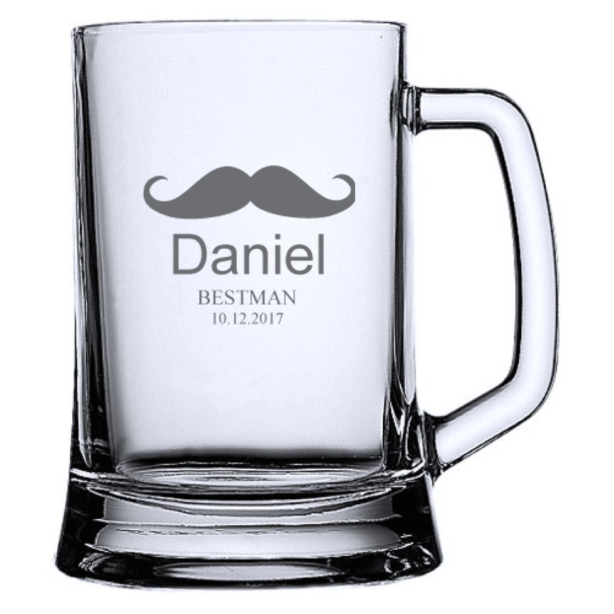 Mustache Beer Mug