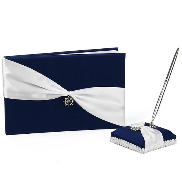 Nautical Guestbook & Pen Set