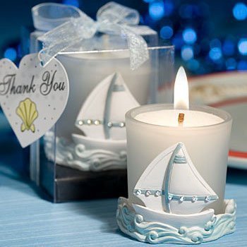 Nautical Themed Candles Favors
