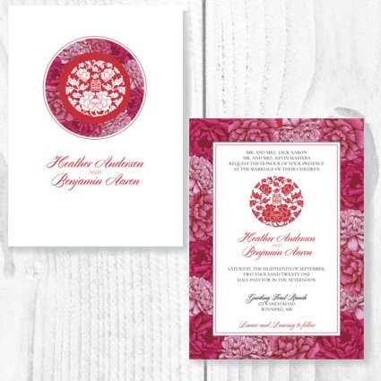 Oriental Theme Invite