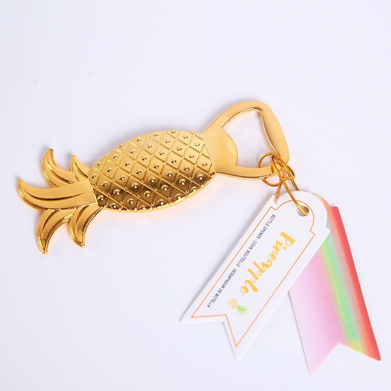 Gold Pineapple Bottle Openers