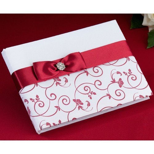 Red & White Guestbook