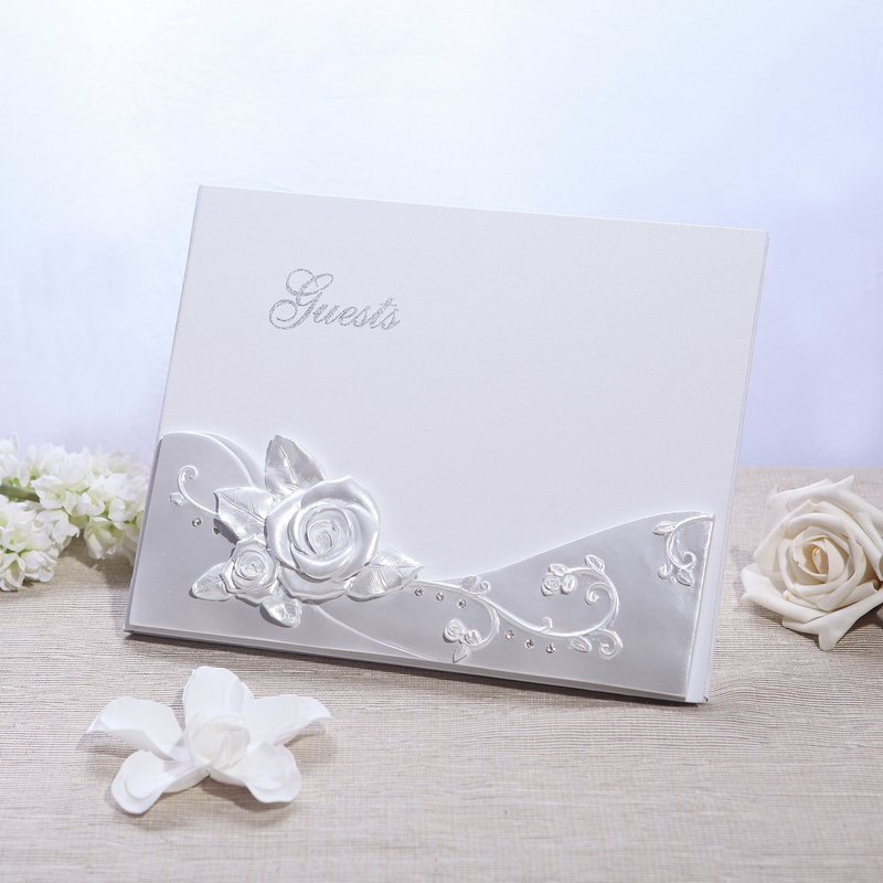 Romantic Rose Guestbook