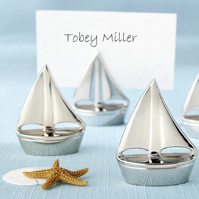 Sailboat Place Card Holder Favors