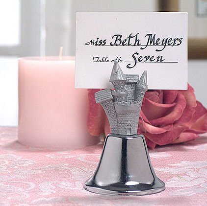 Castle Bell Place Card Holder Favors