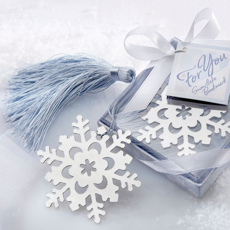 Snowflake Bookmarks Favors