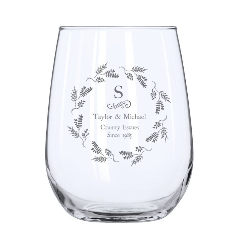 Vineyard Stemless Wine Glass