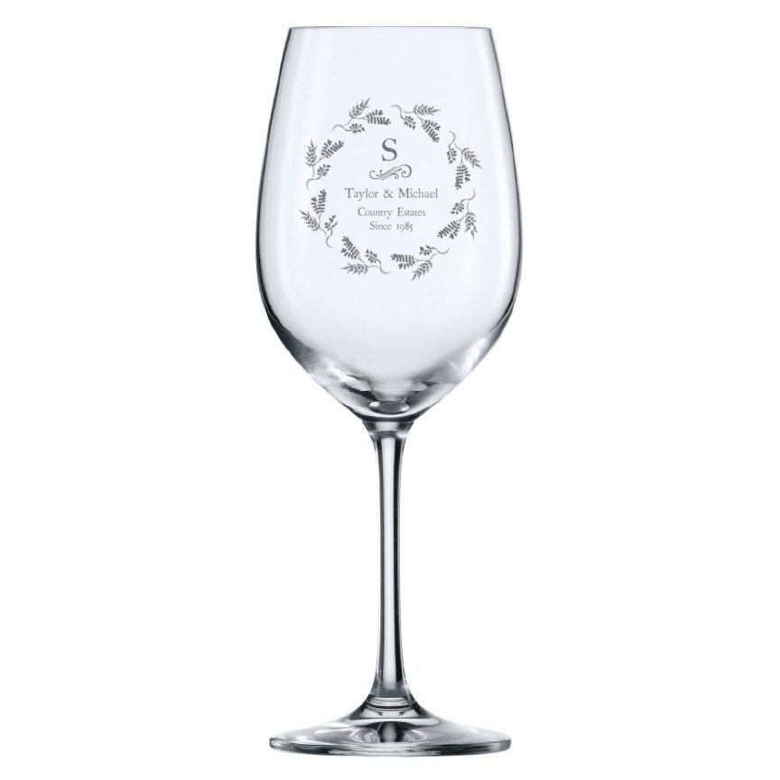 Vineyard Wine Glass