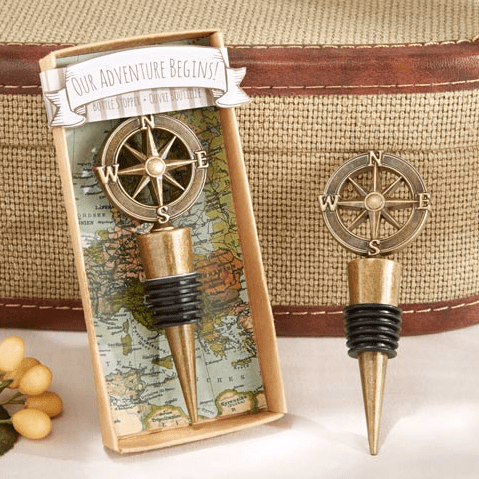 Vintage Compass Wine Stopper