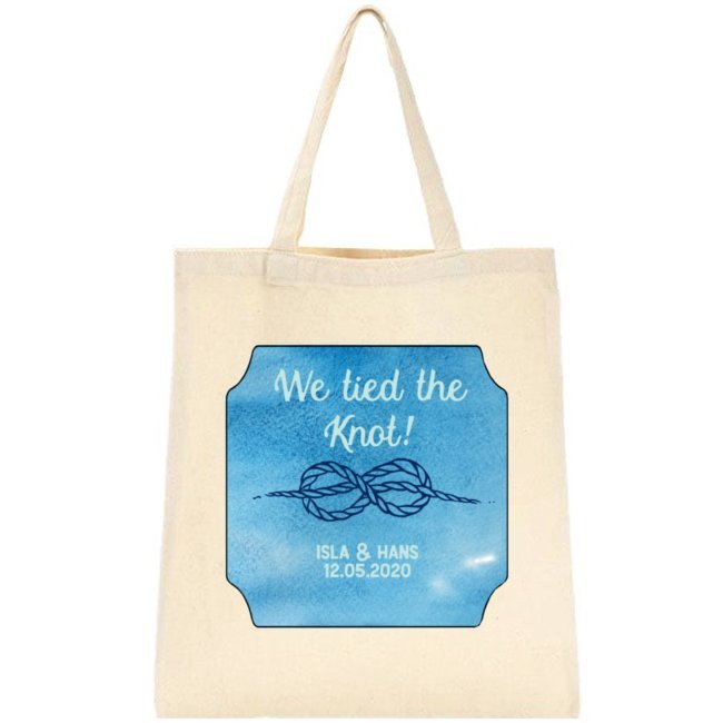 We Tied the Knot Tote Bag