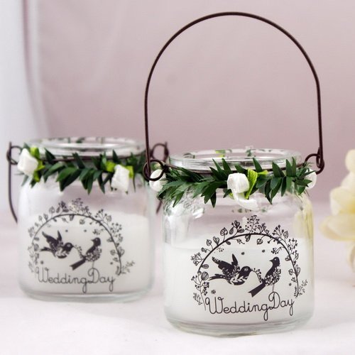 Wedding Day Love Dove Candles Favors