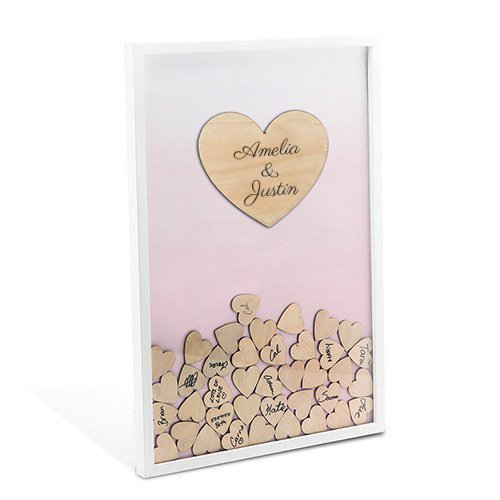 Wedding Heart Drop Box Guestbook